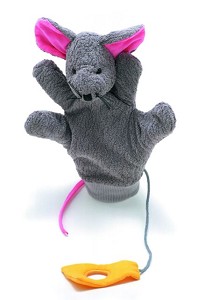 Hand puppet - mouse Frida